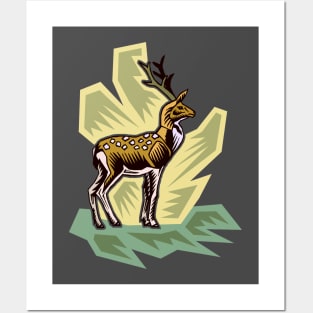 Deer Posters and Art